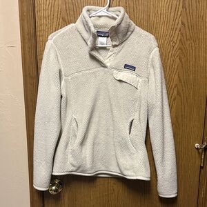 Patagonia Re-Tool Half Snap Pullover Off-white Jacket